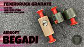 REVIEW: BEGADI Federdruck Airsoft Granate - 300 BBs