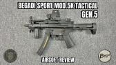 REVIEW: BEGADI Mod5K Tactical MP5k S-AEG (CM.041K)