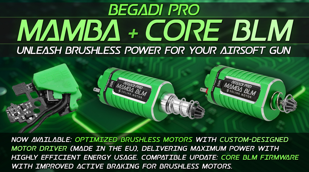BEGADI BRUSHLESS AIRSOFT MOTORS