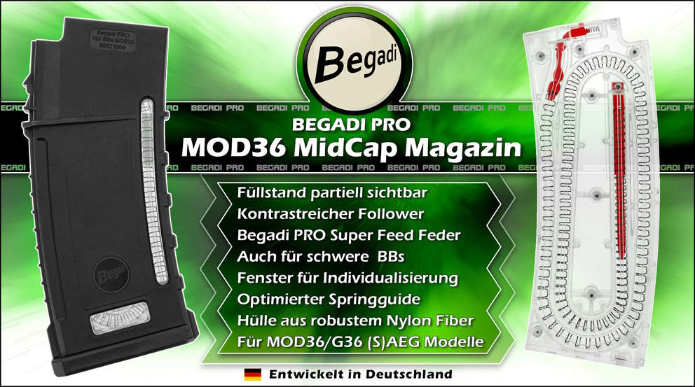 BEGADI PRO MOD36 G36 MAGAZIN