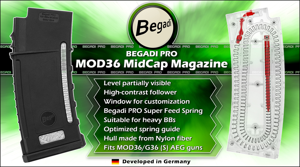 BEGADI PRO MOD36 G36 MAGAZINE