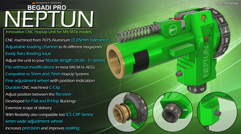 Begadi PRO NEPTUN HopUp Produktbild