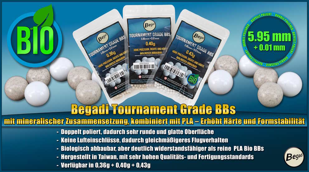 BEGADI TOURNAMENT GRADE BIO BBs